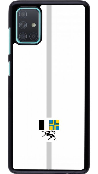 Coque Samsung Galaxy A71 - Canton GR blanc