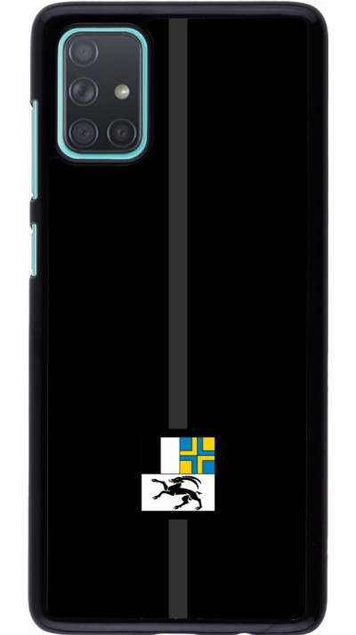 Coque Samsung Galaxy A71 - Canton GR noir