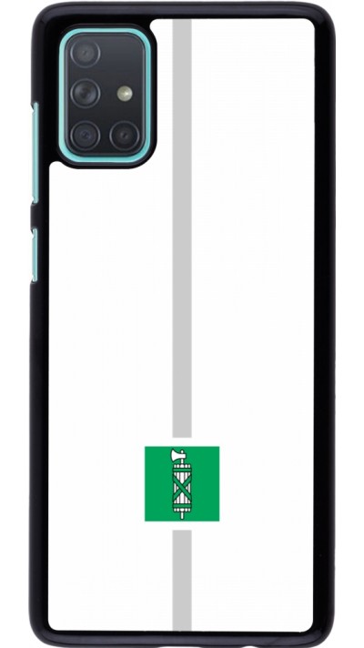 Coque Samsung Galaxy A71 - Canton SG blanc
