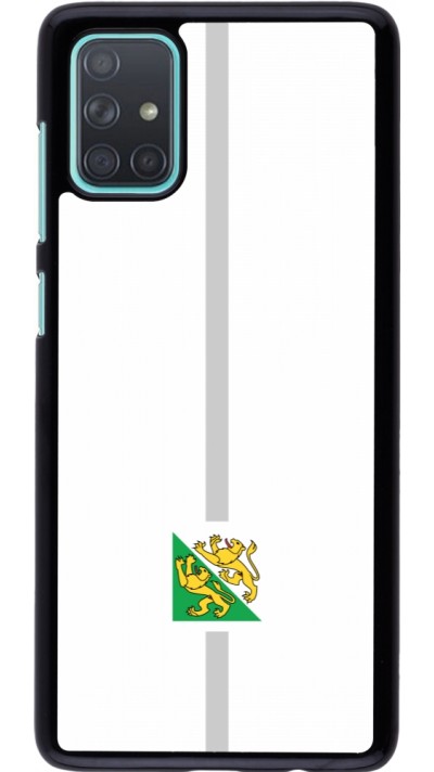 Coque Samsung Galaxy A71 - Canton TG blanc
