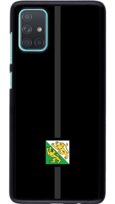 Coque Samsung Galaxy A71 - Canton TG noir