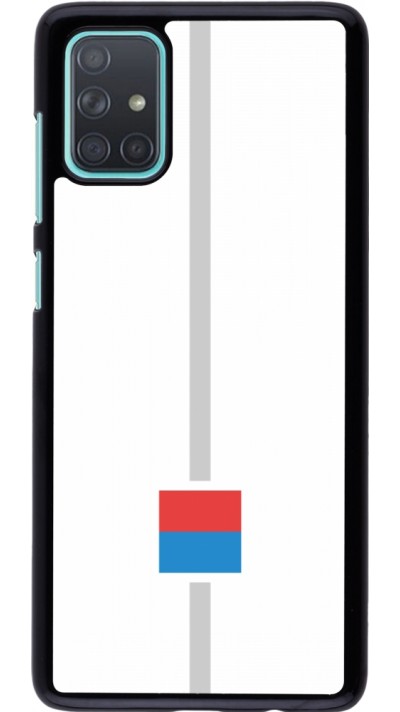Coque Samsung Galaxy A71 - Canton TI blanc