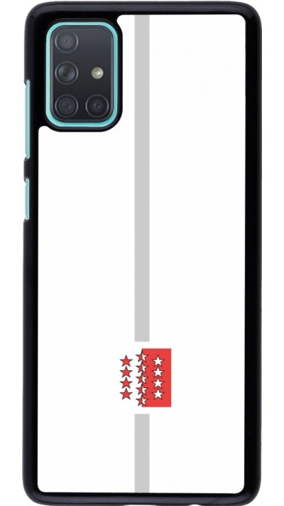 Coque Samsung Galaxy A71 - Canton VS blanc