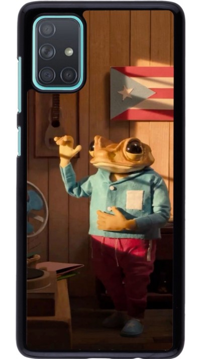 Samsung Galaxy A71 Case Hülle - Dancing frog DTMF