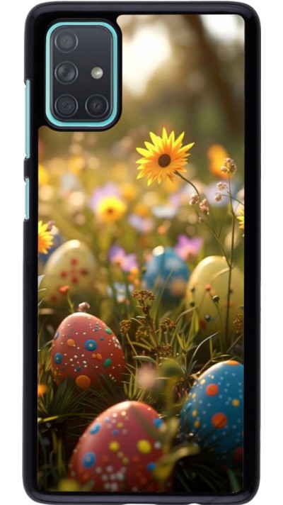 Samsung Galaxy A71 Case Hülle - Easter 2026 Decorated eggs