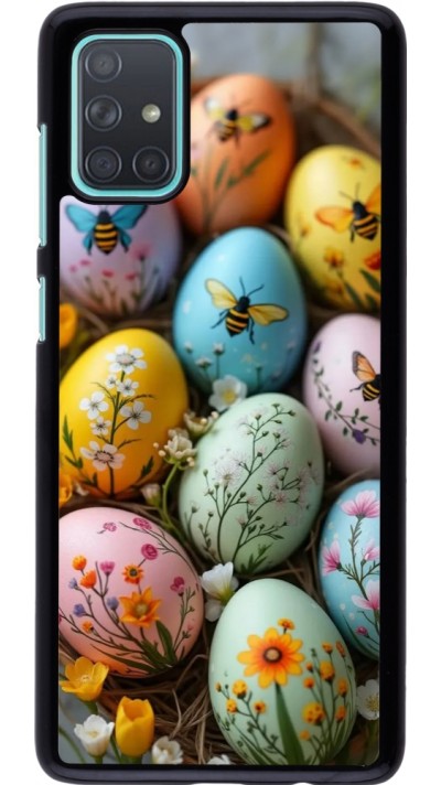 Samsung Galaxy A71 Case Hülle - Easter 2026 Eggs with bees