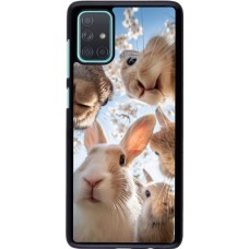 Samsung Galaxy A71 Case Hülle - Easter 2026 Rabbits