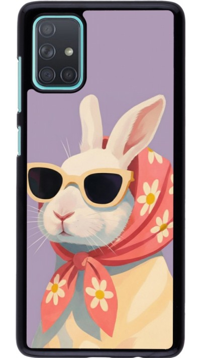 Samsung Galaxy A71 Case Hülle - Easter 2026 Rabbit with scarf