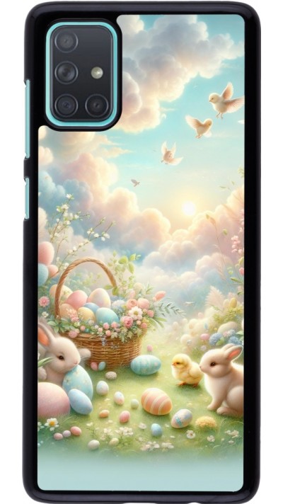 Samsung Galaxy A71 Case Hülle - Ostern 2025 Pastell Ostern