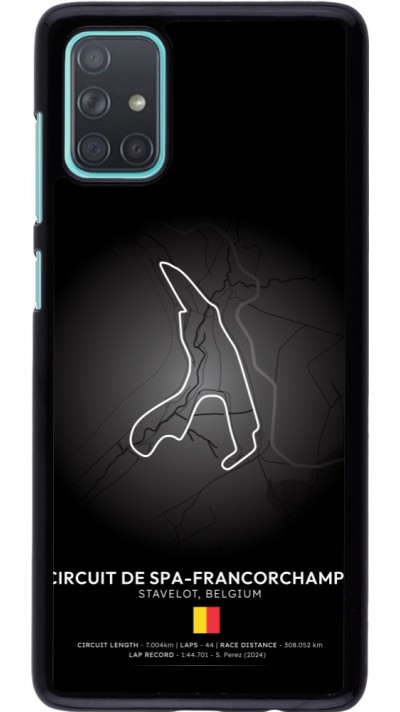 Samsung Galaxy A71 Case Hülle - F1 Track 2025 Belgium