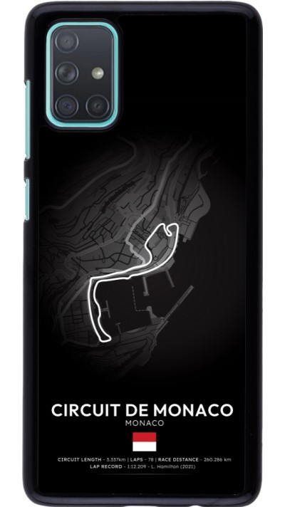 Samsung Galaxy A71 Case Hülle - F1 Track 2025 Monaco