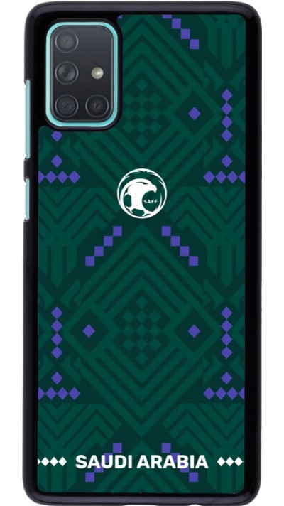 Samsung Galaxy A71 Case Hülle - Saudi Arabien 2026 personalisierbares Fussballtrikot
