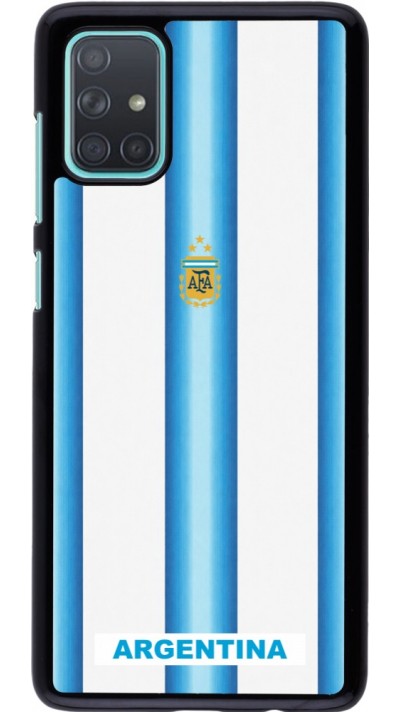 Samsung Galaxy A71 Case Hülle - Argentinien 2026 personalisierbares Fussballtrikot