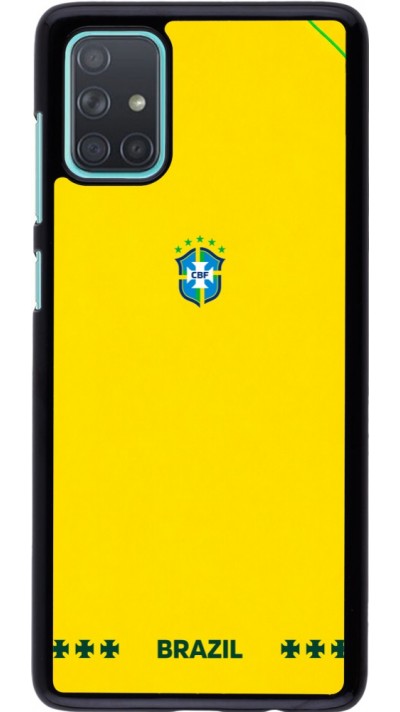 Samsung Galaxy A71 Case Hülle - Brasilien 2026 personalisierbares Fussballtrikot