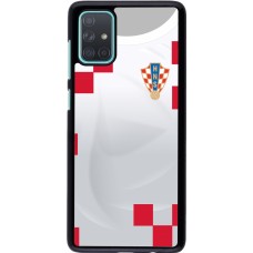 Samsung Galaxy A71 Case Hülle - Kroatien 2022 personalisierbares Fussballtrikot