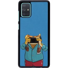 Samsung Galaxy A71 Case Hülle - Frog with camera DTMF