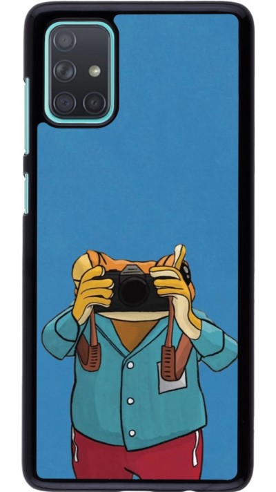 Samsung Galaxy A71 Case Hülle - Frog with camera DTMF