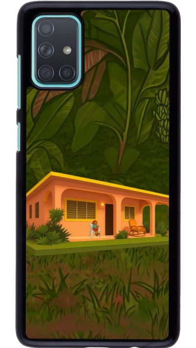 Samsung Galaxy A71 Case Hülle - Benitos house DTMF