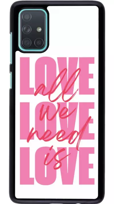 Samsung Galaxy A71 Case Hülle - Saint Valentines Day 26 Love all we need is