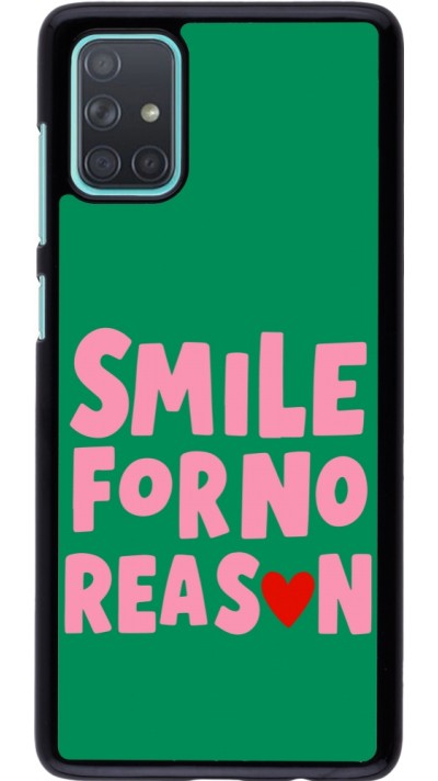 Samsung Galaxy A71 Case Hülle - Smile for no reason 2026