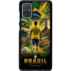 Samsung Galaxy A71 Case Hülle - Fussball Brasilien splash 2026