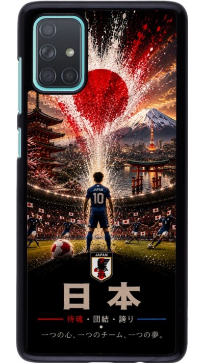 Samsung Galaxy A71 Case Hülle - Fussball Japan splash 2026