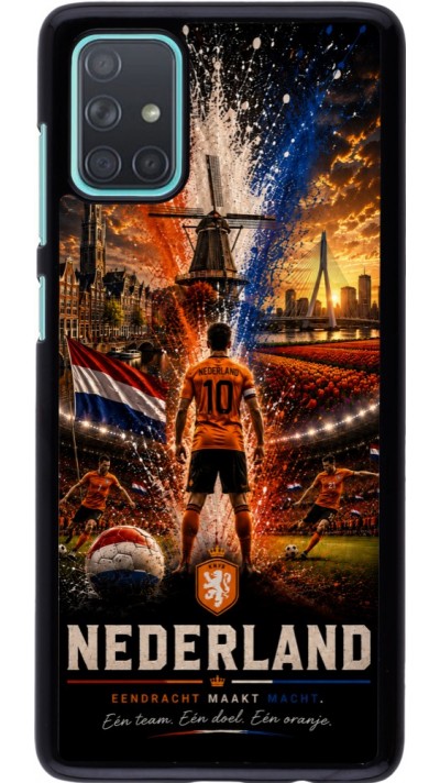 Samsung Galaxy A71 Case Hülle - Fussball Niederlande splash 2026