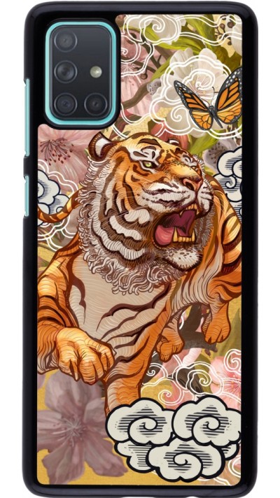 Samsung Galaxy A71 Case Hülle - Spring 23 japanese tiger