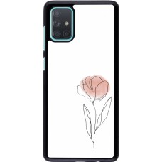 Samsung Galaxy A71 Case Hülle - Spring 23 minimalist flower