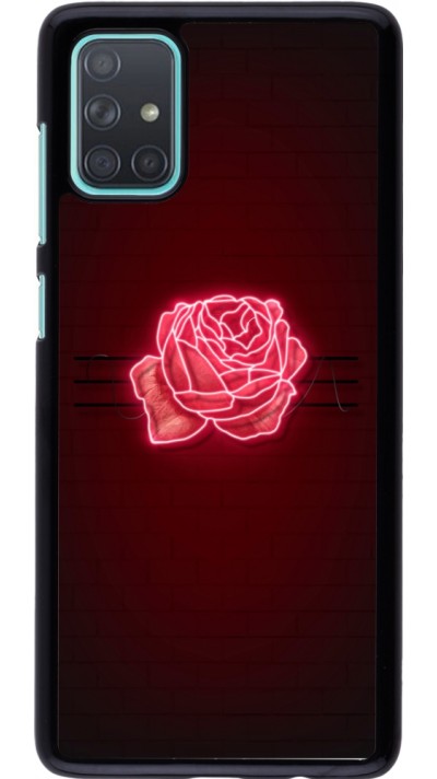 Samsung Galaxy A71 Case Hülle - Spring 23 neon rose