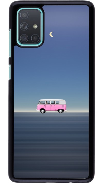 Samsung Galaxy A71 Case Hülle - Spring 23 pink bus