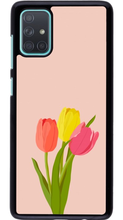 Samsung Galaxy A71 Case Hülle - Spring 23 tulip trio