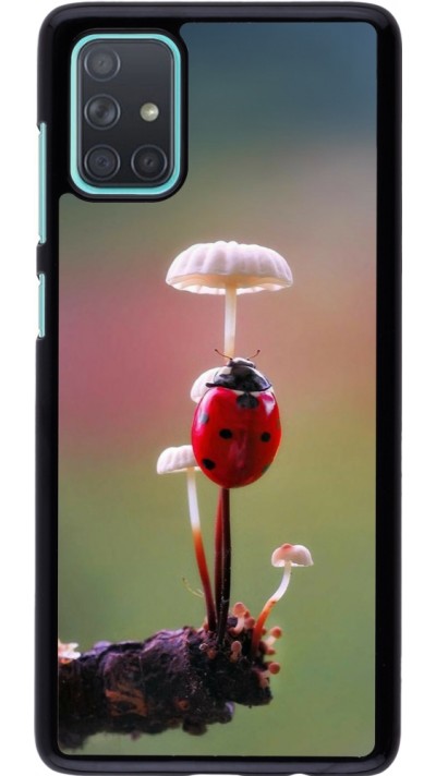 Samsung Galaxy A71 Case Hülle - Ladybird on a mushroom 2026
