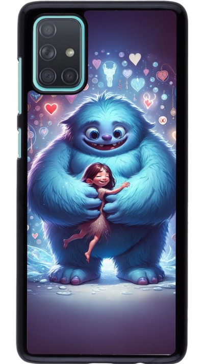 Samsung Galaxy A71 Case Hülle - Valentin 2024 Flauschige Liebe