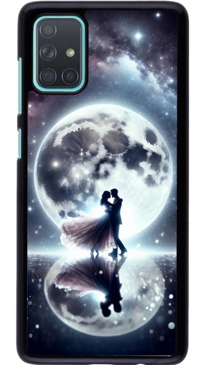 Samsung Galaxy A71 Case Hülle - Valentin 2024 Liebe unter dem Mond