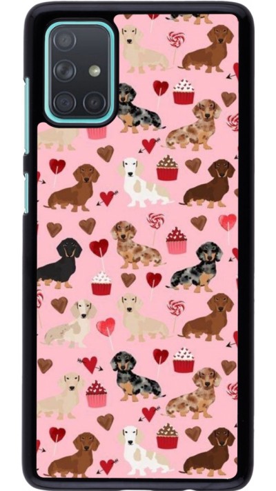 Samsung Galaxy A71 Case Hülle - Valentine 2024 puppy love
