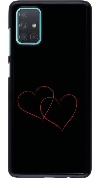 Samsung Galaxy A71 Case Hülle - Valentine 2023 attached heart