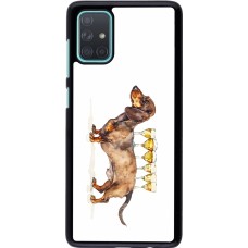 Coque Samsung Galaxy A71 - Wine Teckel