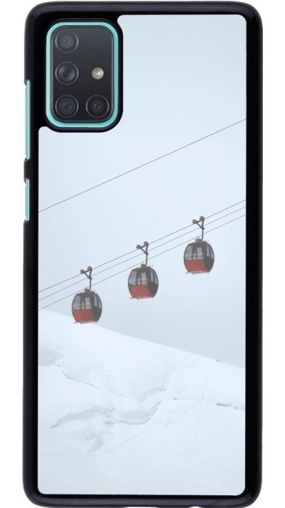 Samsung Galaxy A71 Case Hülle - Winter 22 ski lift