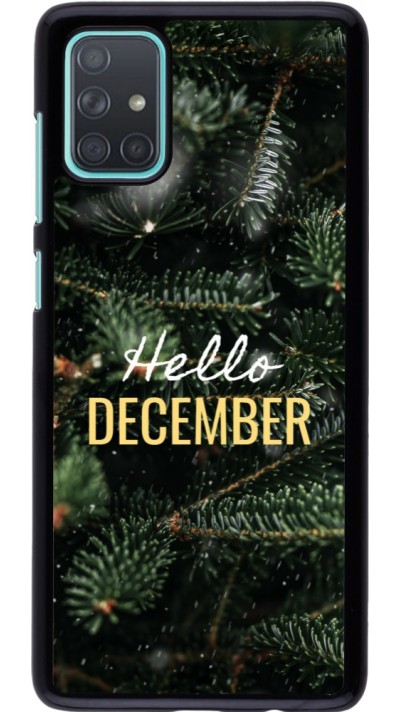 Samsung Galaxy A71 Case Hülle - Winter 25 Winter hello december