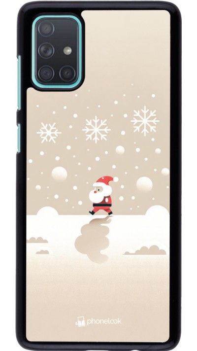 Samsung Galaxy A71 Case Hülle - Weihnachten 2023 Minimalistischer Weihnachtsmann