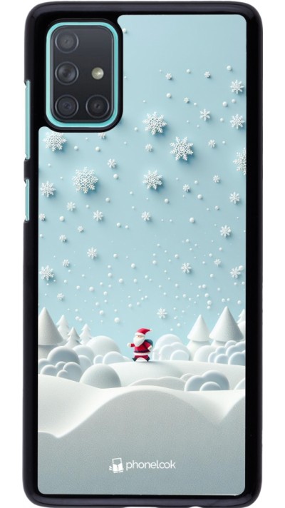 Samsung Galaxy A71 Case Hülle - Weihnachten 2023 Kleiner Vater Schneeflocke