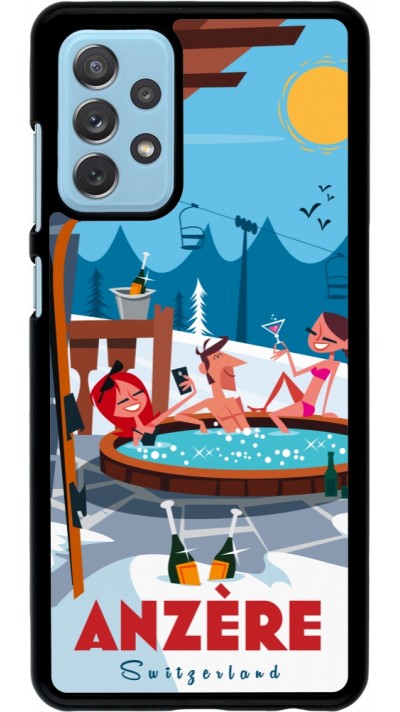 Samsung Galaxy A72 Case Hülle - Anzère Mountain Jacuzzi