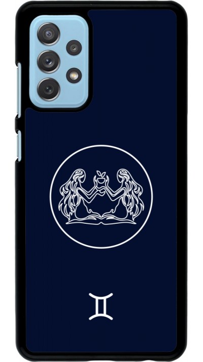 Samsung Galaxy A72 Case Hülle - Astrologie Zwillinge