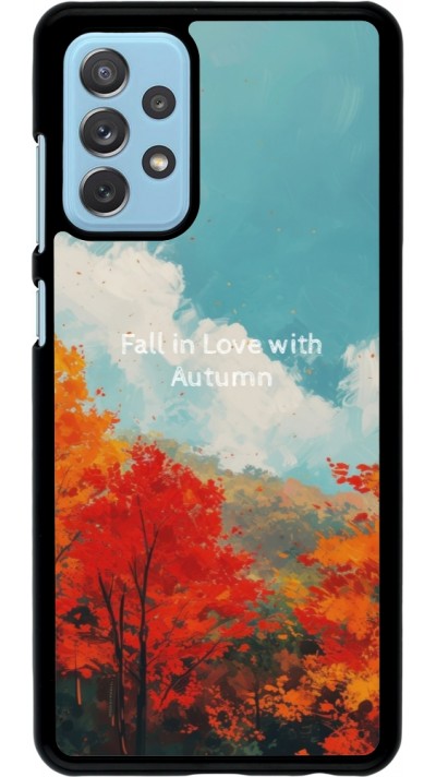 Samsung Galaxy A72 Case Hülle - Autumn 25 Fall in love
