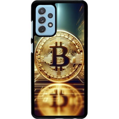 Samsung Galaxy A72 Case Hülle - Bitcoin Stehen