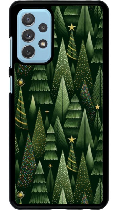 Samsung Galaxy A72 Case Hülle - Christmas 25 Pattern Xmas Tree