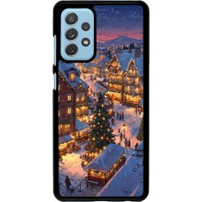 Samsung Galaxy A72 Case Hülle - Christmas 25 Xmas Village