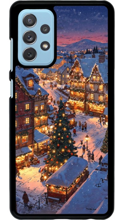 Samsung Galaxy A72 Case Hülle - Christmas 25 Xmas Village