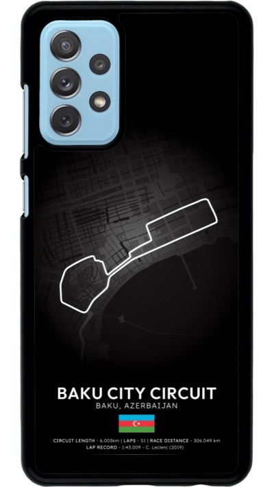 Samsung Galaxy A72 Case Hülle - F1 Track 2025 Azerbaijan